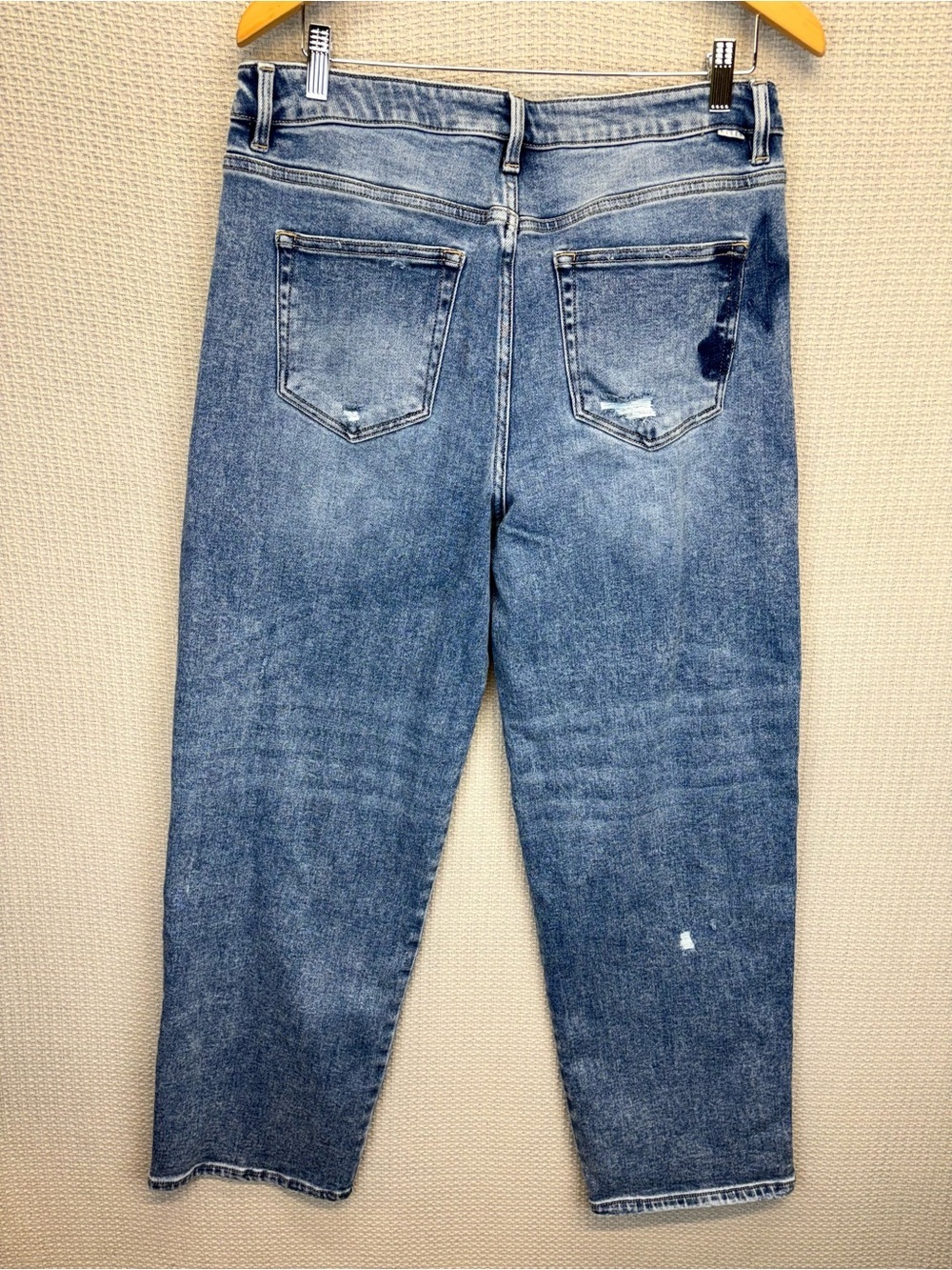 Risen Starlit Celeste Boyfriend High Waisted Jeans Women Sz 32 Boho Festival - Picture 7 of 11